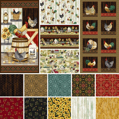 Chicken Shack by Henry Glass Fabrics