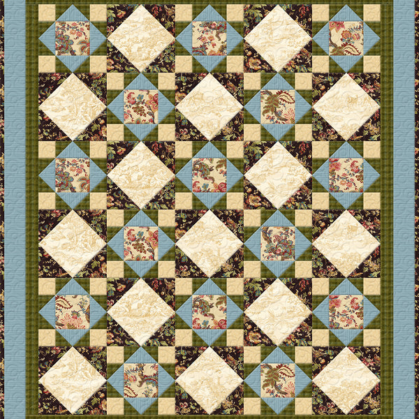 Countryside Medium Throw Quilt Kit 48"x 56" | Limited Edition