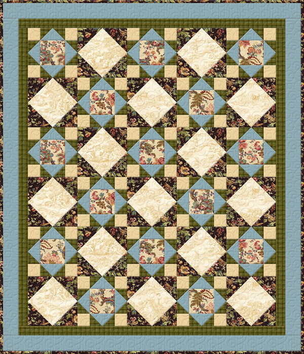 Countryside Medium Throw Quilt Kit 48"x 56" | Limited Edition