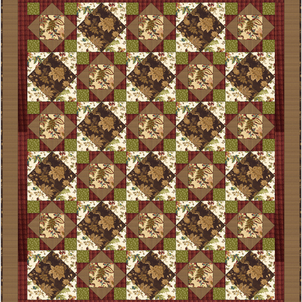 Countryside Medium Throw Quilt Kit 48"x 56" | Limited Edition