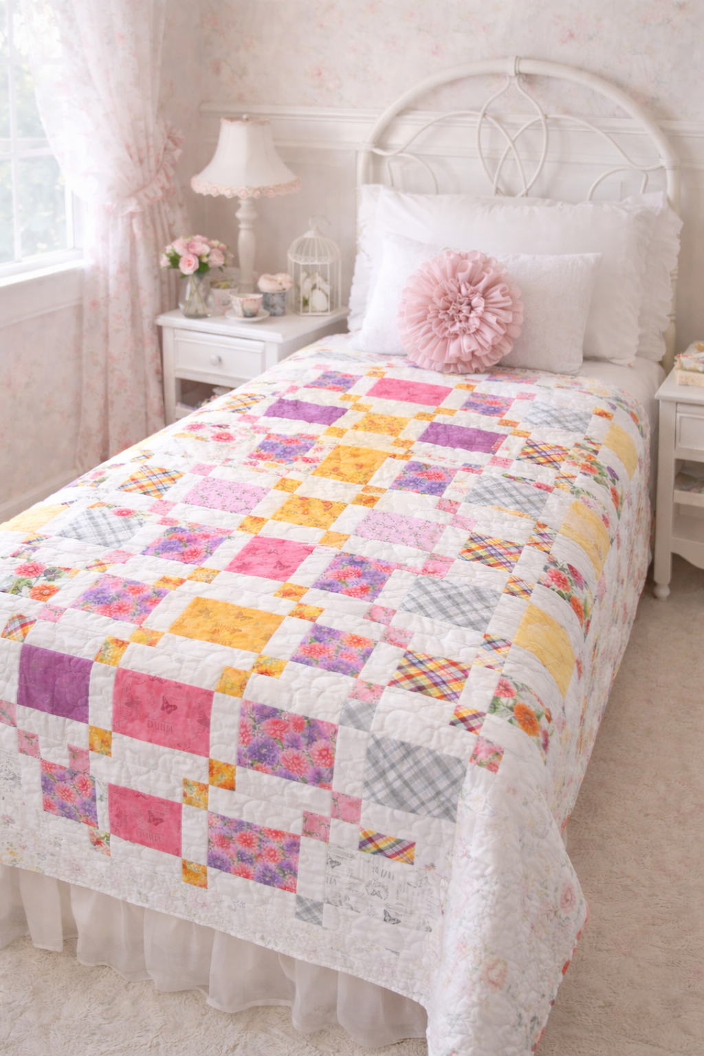 Dahlia Botanica Made the Grade Quilt Kit – Wilmington Prints