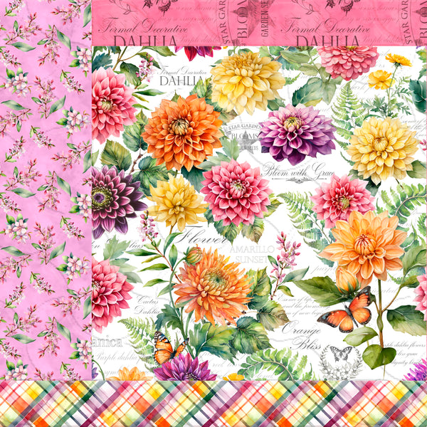 Dahlia Botanica Placemats Kit – Wilmington Prints