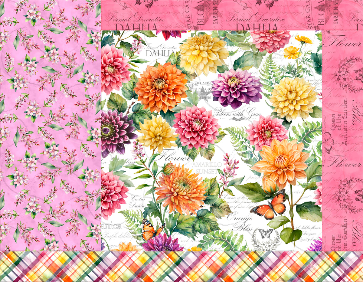 Dahlia Botanica Placemats Kit – Wilmington Prints