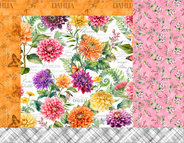 Dahlia Botanica Placemats Kit – Wilmington Prints