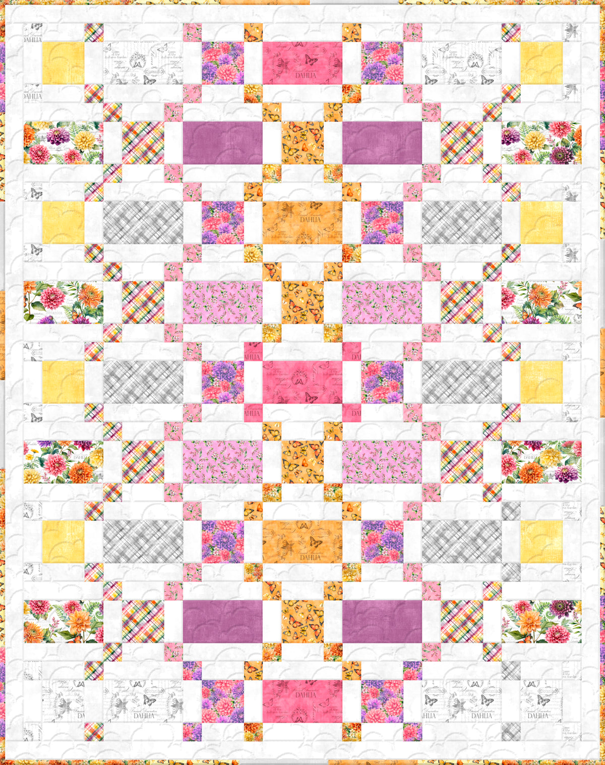 Dahlia Botanica Made the Grade Quilt Kit – Wilmington Prints
