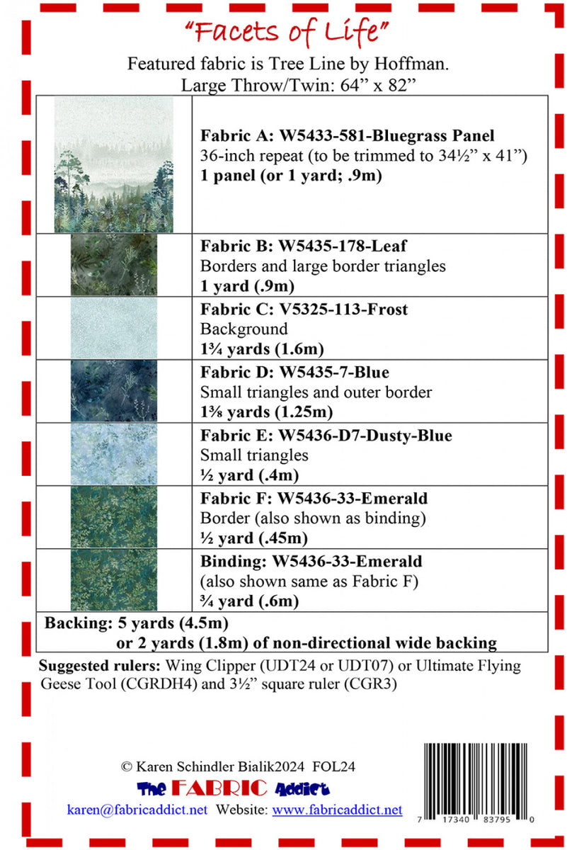 Facets of Life Quilt Pattern