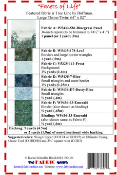 Facets of Life Quilt Pattern