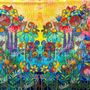 "Garden - Multi" - Fabric by the 1/4 yard - VERY LIMITED QUANTITY!