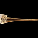  Gold Handle with Rainbow Bristles