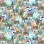 Silly Siberians – Husky Faces Quilting Fabric by the Yard