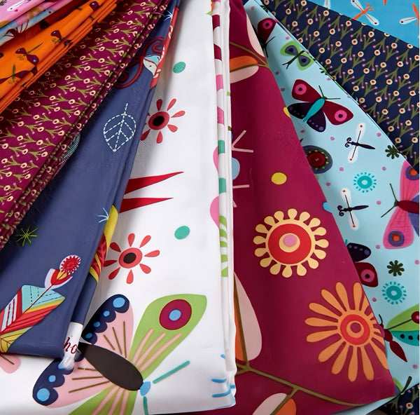 Summer Sampler Fat Quarter Bundle – Clothworks Quilting Fabric Collection