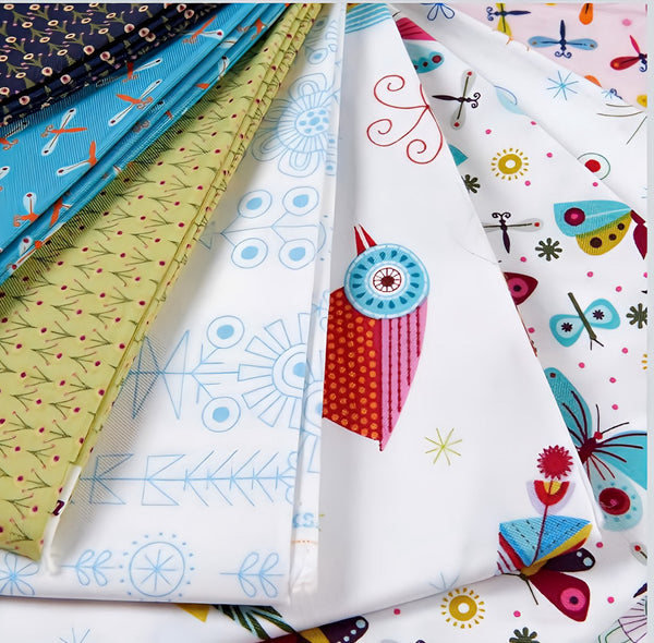Summer Sampler Fat Quarter Bundle – Clothworks Quilting Fabric Collection