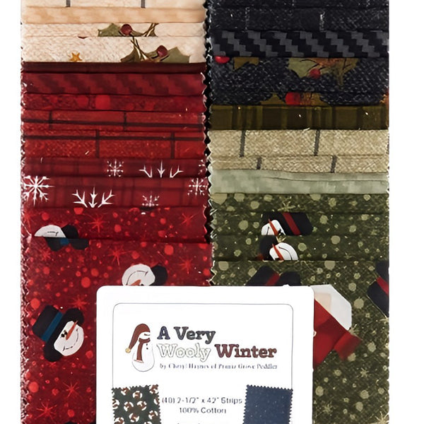 A Very Wooly Winter Strip-pies – Benartex Quilting Fabric Collection