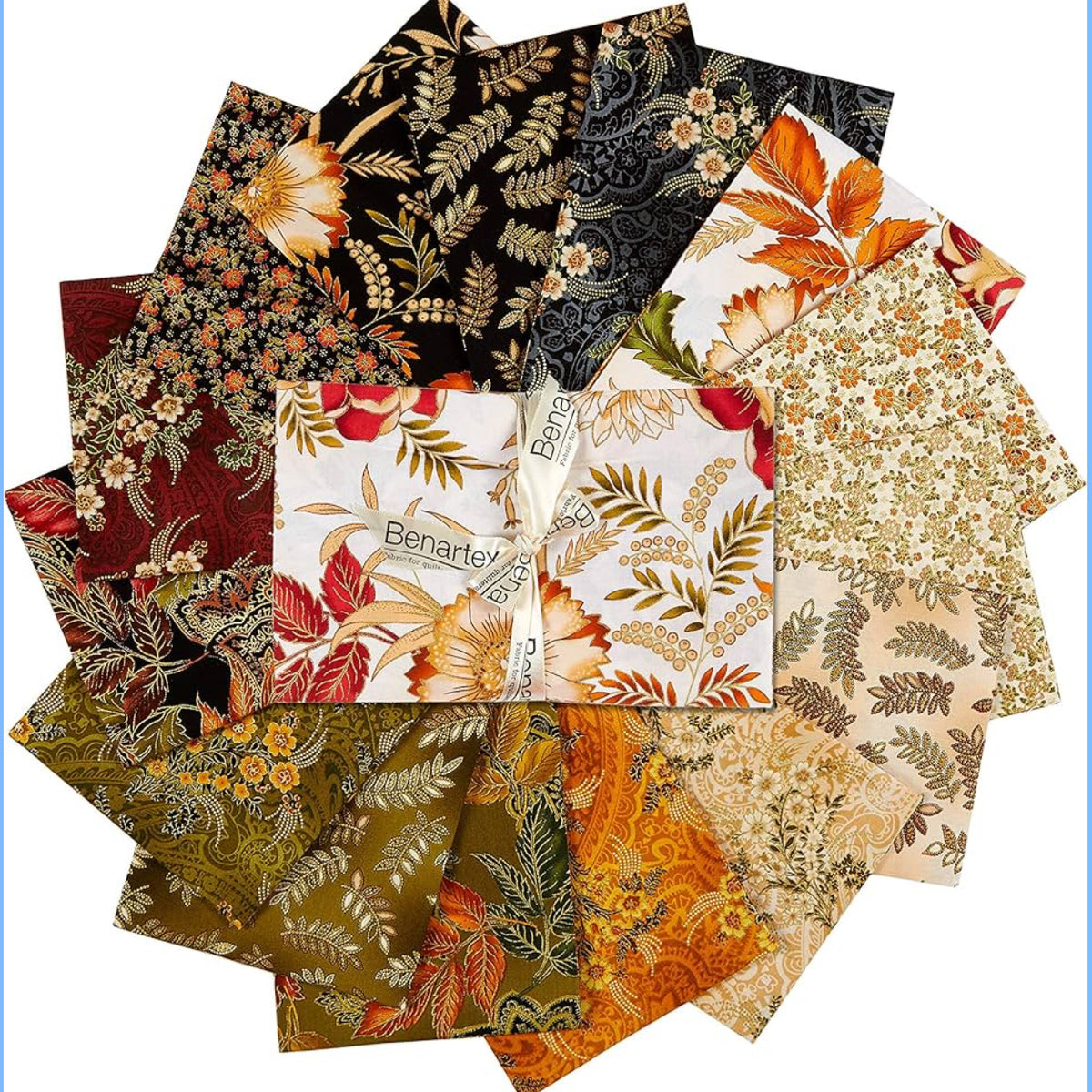 Radiance Quilting Fabric Collection - Fat Quarter Bundle by Benartex