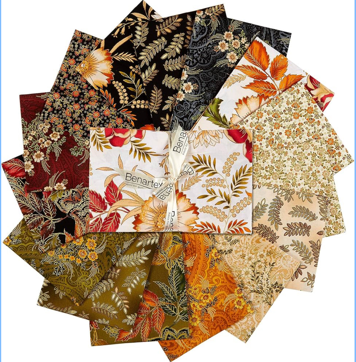 Radiance Quilting Fabric Collection - Fat Quarter Bundle by Benartex