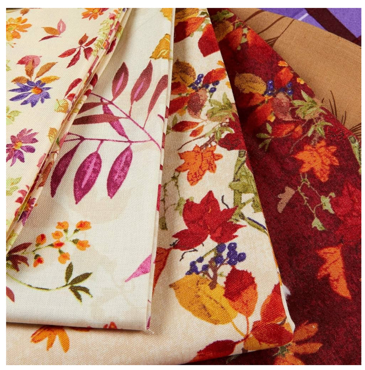 Autumn Air Quilting Fabric Collection - Fat Quarter Bundle by Clothworks