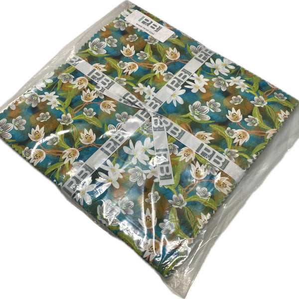 Spring in the Northwoods Fabric Precuts (10x10 Charm Pack) by P & B Textiles