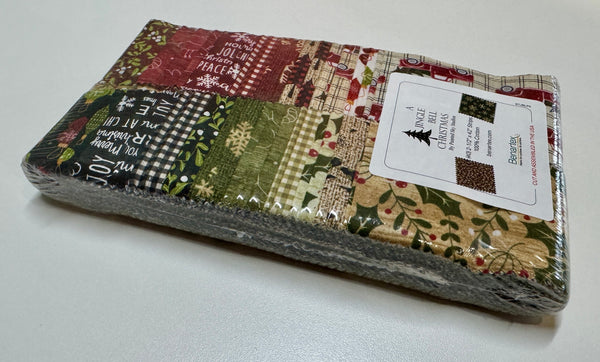 A Jingle Bell Christmas, Strip-pies Quilting Fabric