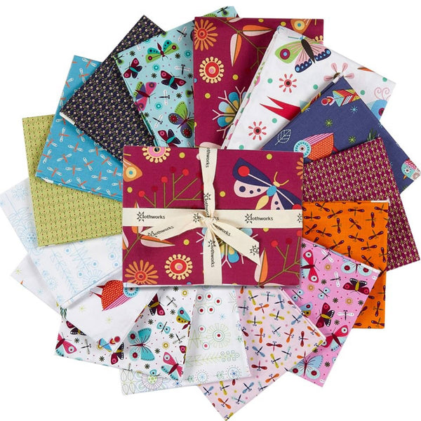 Summer Sampler Fat Quarter Bundle – Clothworks Quilting Fabric Collection