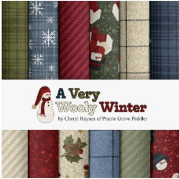A Very Wooly Winter Strip-pies – Benartex Quilting Fabric Collection