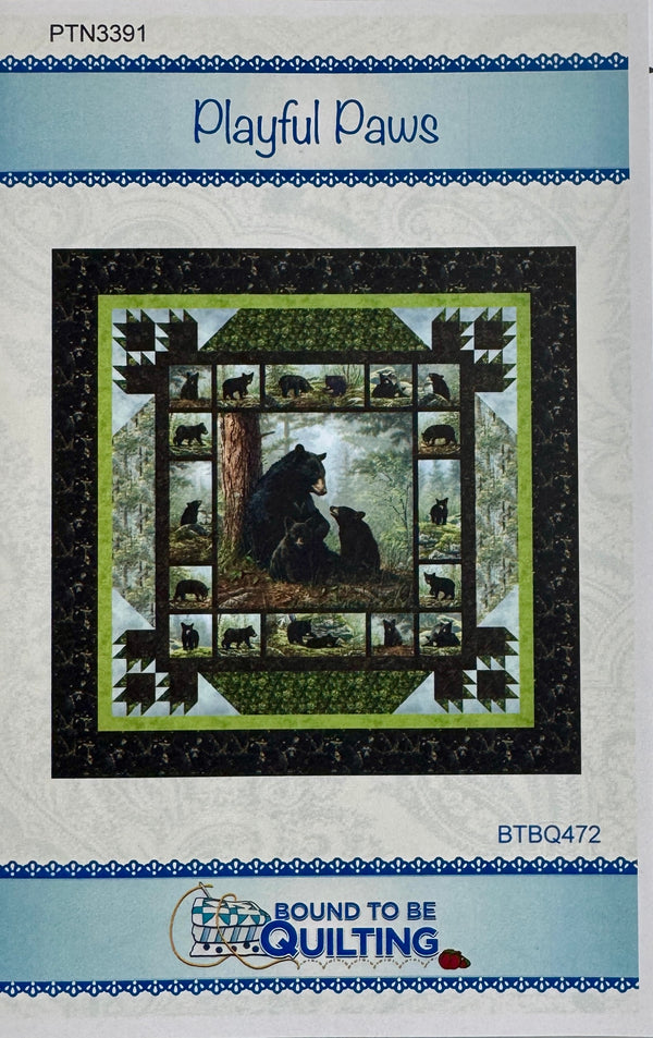Playful Paws Quilt Kit by Bound To Be Quilting