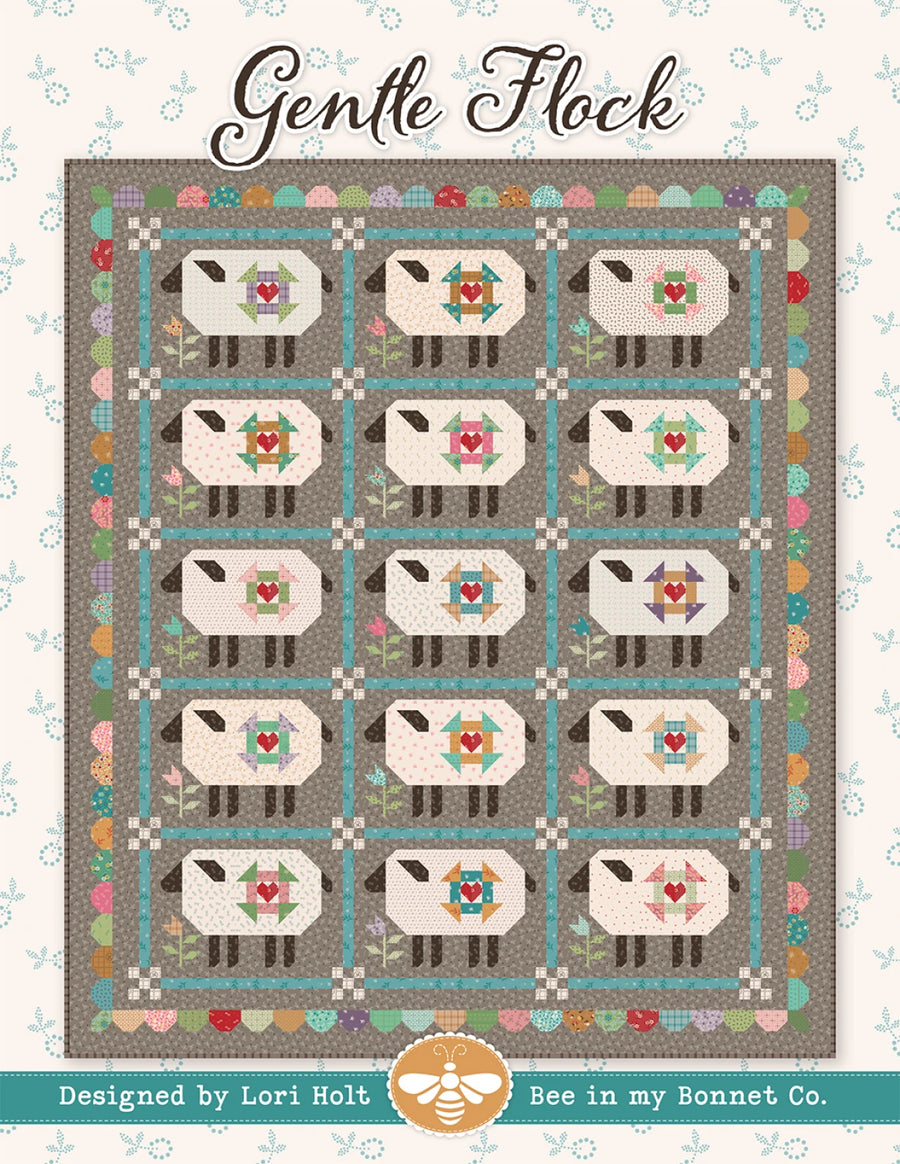 Gentle Flock Quilt Pattern by Lori Holt by Checker Distributors