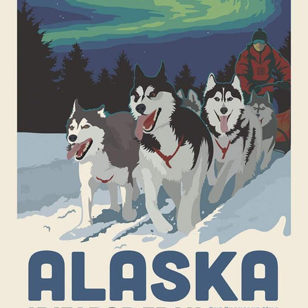 Alaska Iditarod Trail Fabric Panel by Riley Blake - UNDER 5 LEFT!!