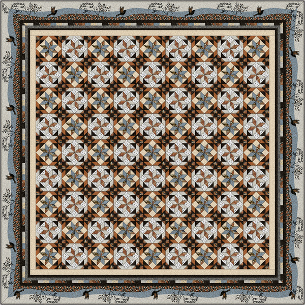 Shooting Star Quilt Kit – Origins Fabric by P&B Textiles | Limited Edition