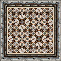 Shooting Star Quilt Kit – Origins Fabric by P&B Textiles | Limited Edition by P & B Textiles
