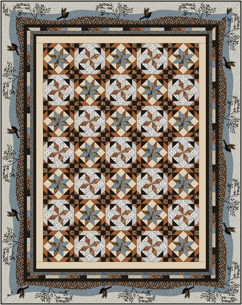 Shooting Star Quilt Kit – Origins Fabric by P&B Textiles | Limited Edition