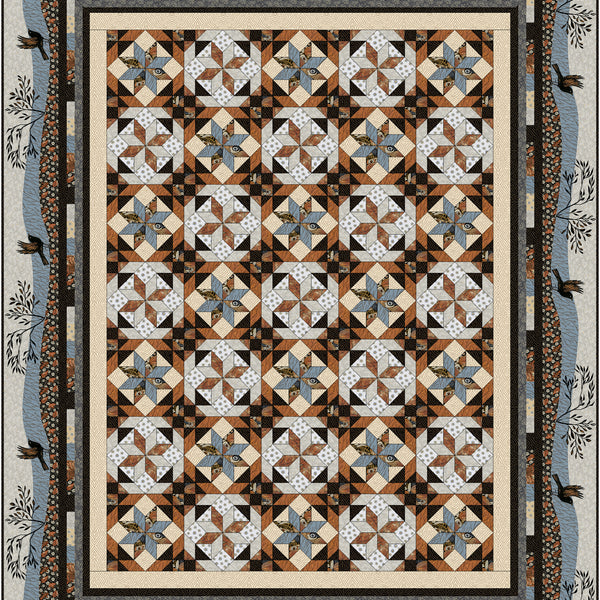 Shooting Star Quilt Kit – Origins Fabric by P&B Textiles | Limited Edition