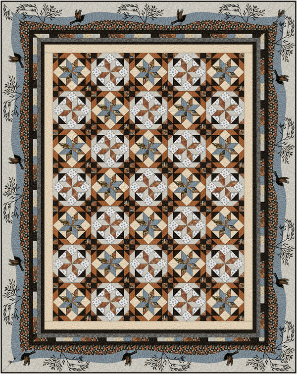 Shooting Star Quilt Kit – Origins Fabric by P&B Textiles | Limited Edition