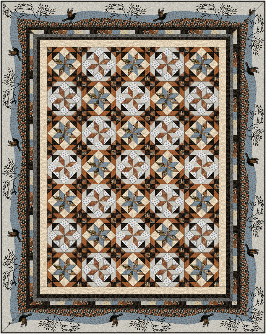 Shooting Star Quilt Kit – Origins Fabric by P&B Textiles | Limited Edition by P & B Textiles