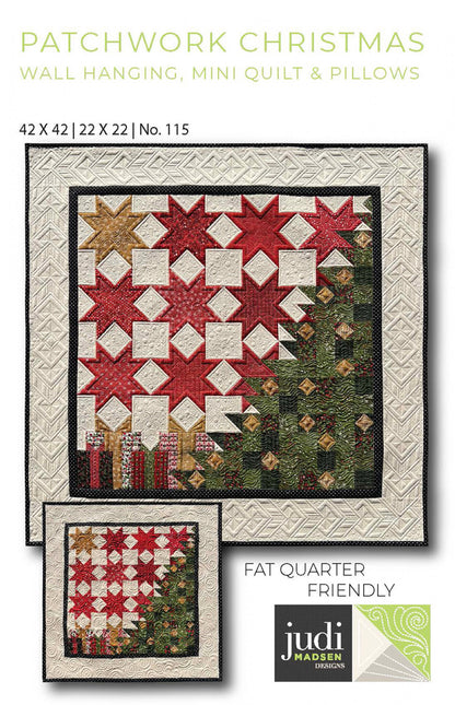 Patchwork Christmas Pattern by Judi Madsen Designs