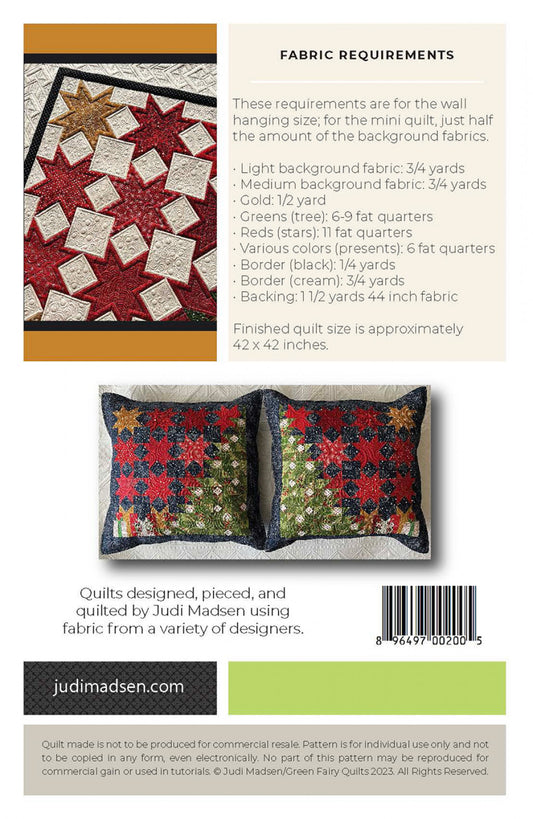 Patchwork Christmas Pattern by Judi Madsen Designs