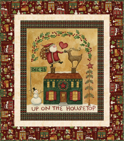 Up On The Housetop Quilt Kit by Riley Blake