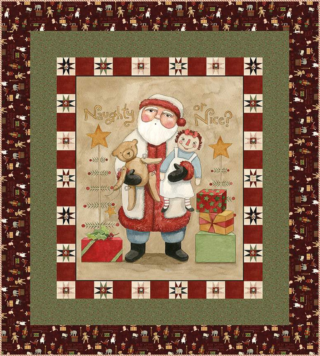 Naughty or Nice Quilt Kit by Riley Blake Designs