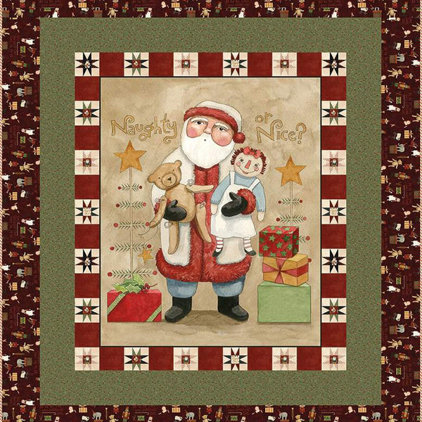 Naughty or Nice Quilt Kit by Riley Blake Designs