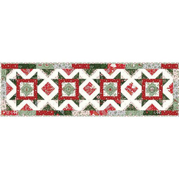 A Little Christmas Table Runner Quilt Kit by Riley Blake Designs