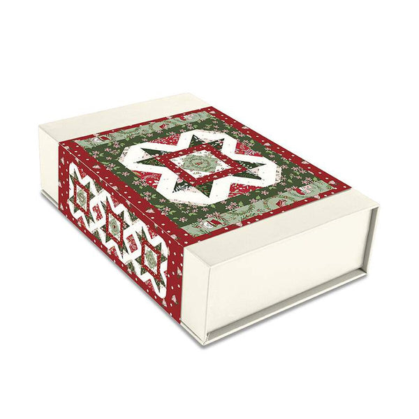 A Little Christmas Table Runner Quilt Kit by Riley Blake Designs