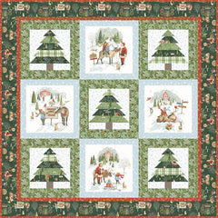 Santa’s Tree Farm Quilt Kit by Riley Blake Designs | Christmas Quilt Kit