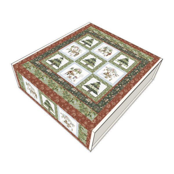 Santa’s Tree Farm Quilt Kit by Riley Blake Designs | Christmas Quilt Kit
