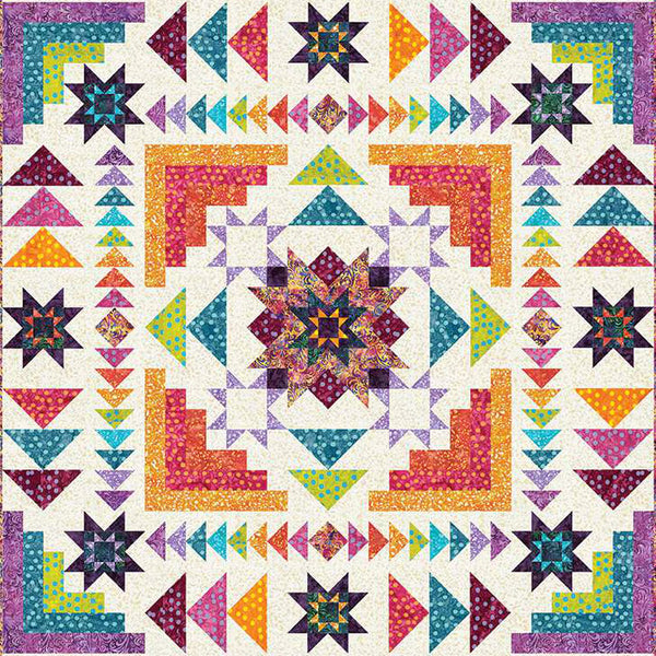 Expressions Batiks Hyperion Quilt Kit by Riley Blake Designs