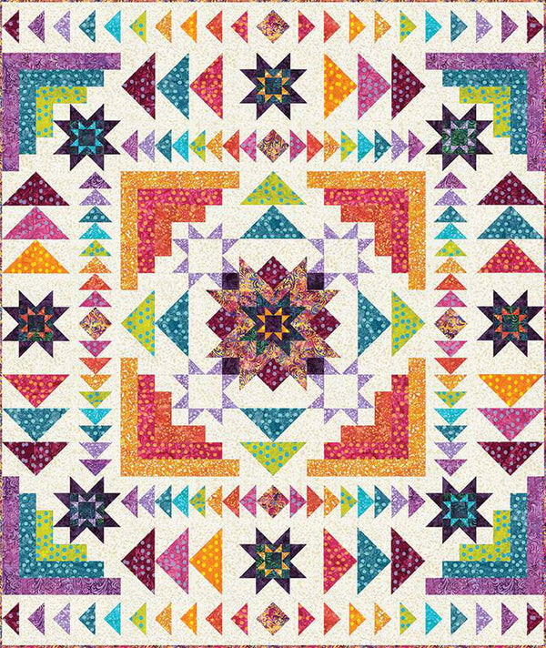 Expressions Batiks Hyperion Quilt Kit by Riley Blake Designs