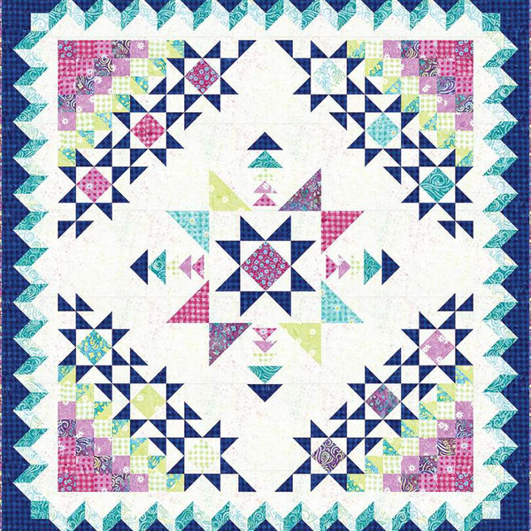 Rainbow Sparkles Quilt Kit by Riley Blake Designs
