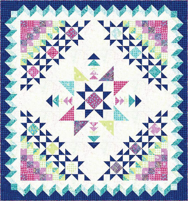 Rainbow Sparkles Quilt Kit by Riley Blake Designs