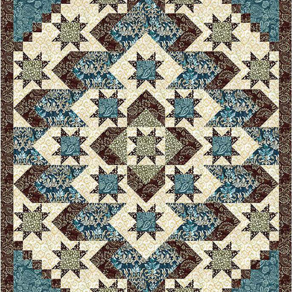 Expressions Batiks Decorator Jewel Quilt Kit by Riley Blake Designs
