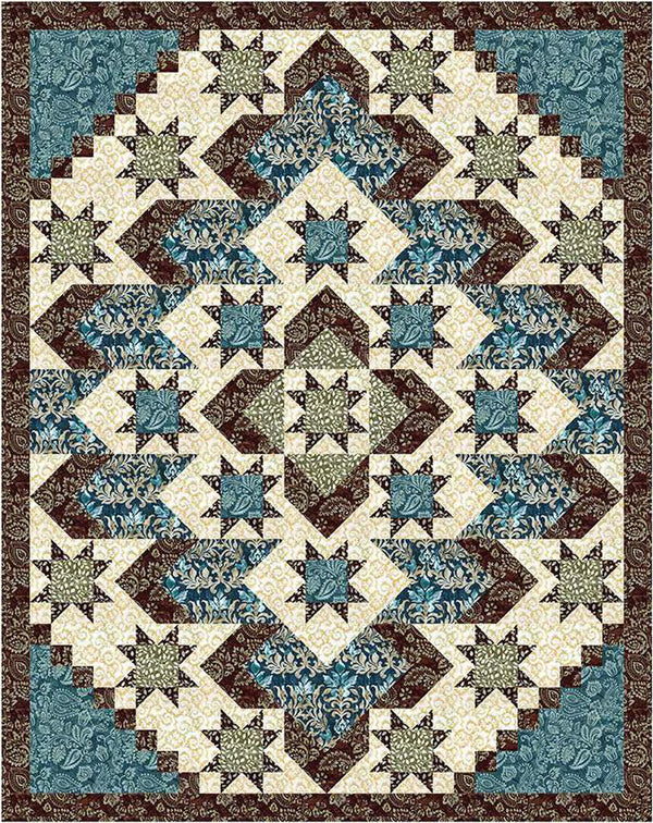 Expressions Batiks Decorator Jewel Quilt Kit by Riley Blake Designs