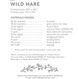 Wild Hare Pattern by Lella Boutique