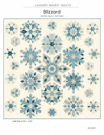Blizzard Quilt Pattern by Laundry Basket Quilts